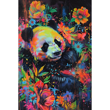 Colorful Panda canvas